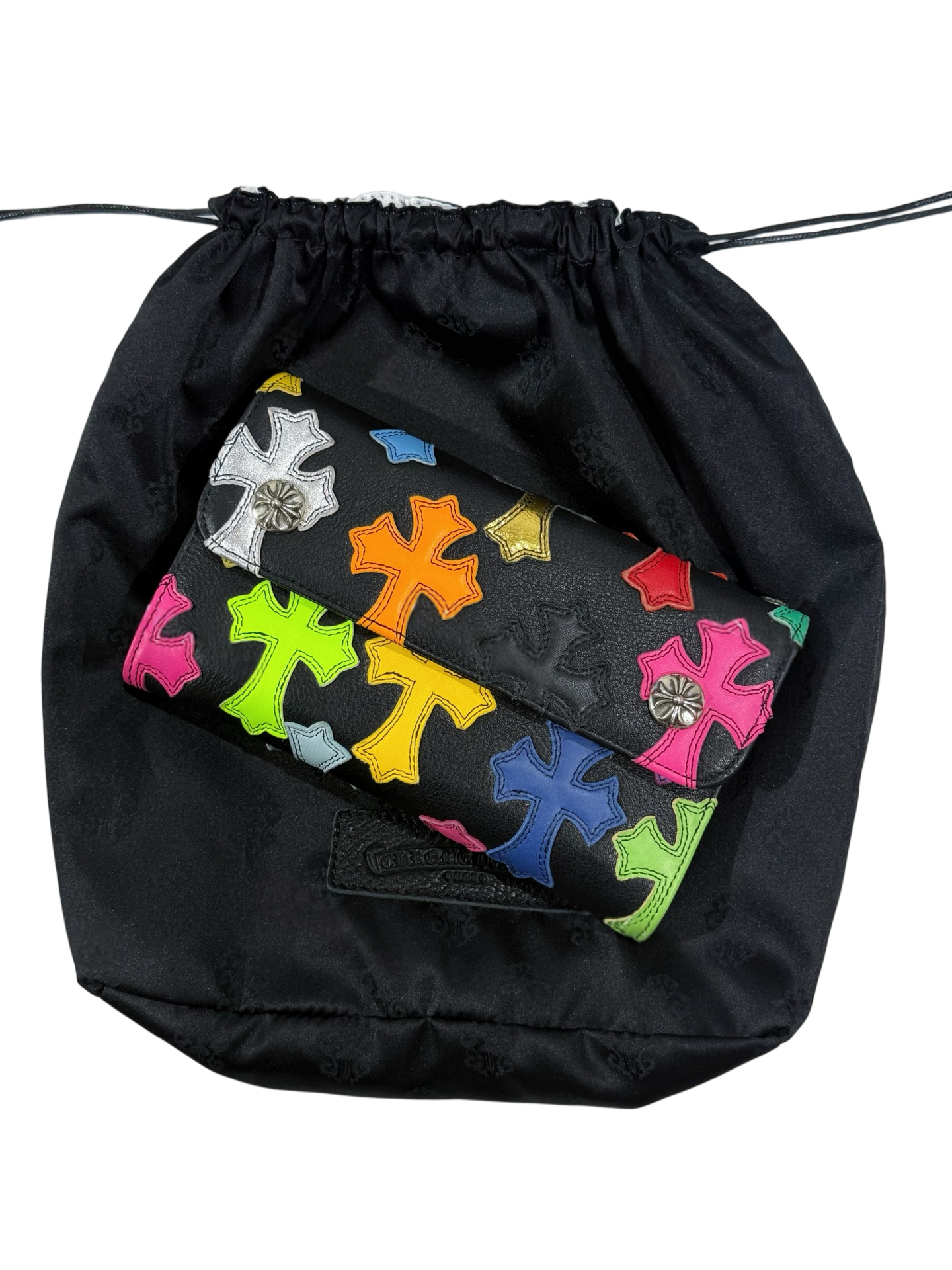bags-2A Chrome Hearts Leather Wallet - Image 1