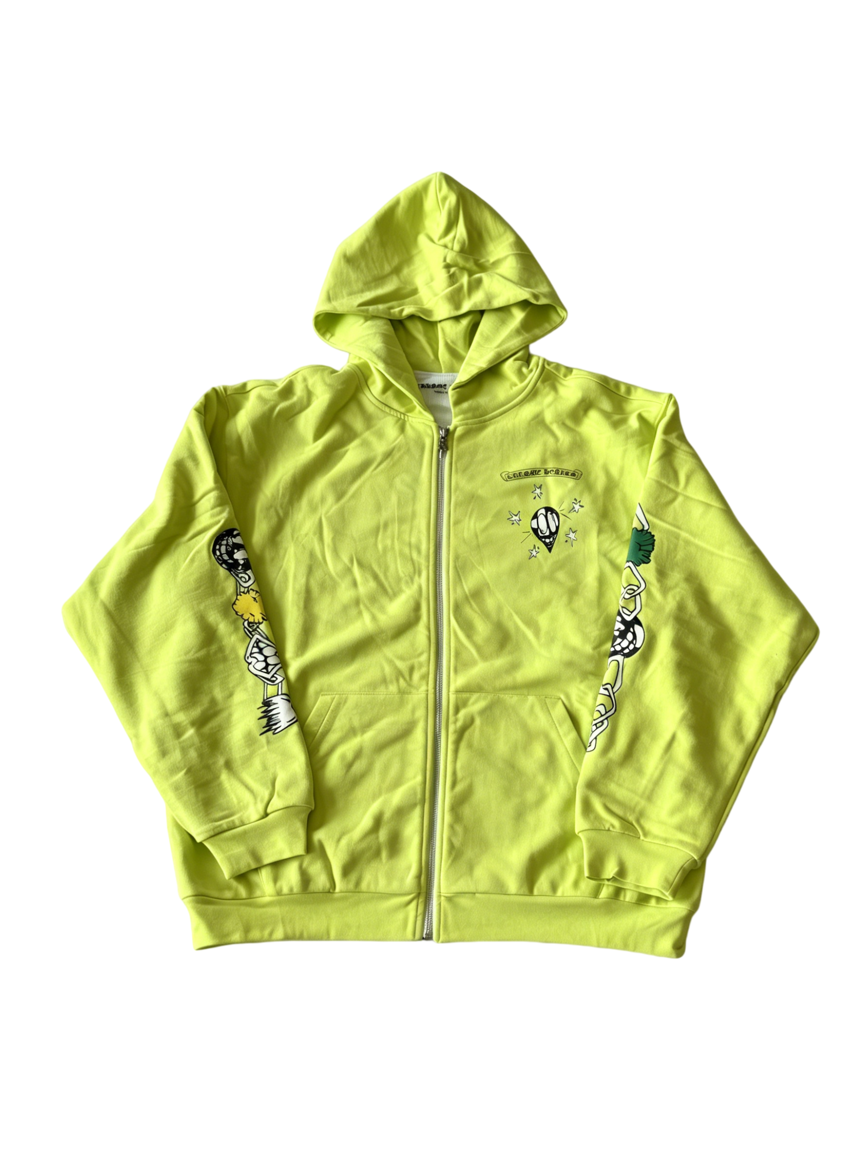 hoodies-17-5.png Chrome HeartsChrome Hearts Leather Cross Sweatshirt (17) - Image 1