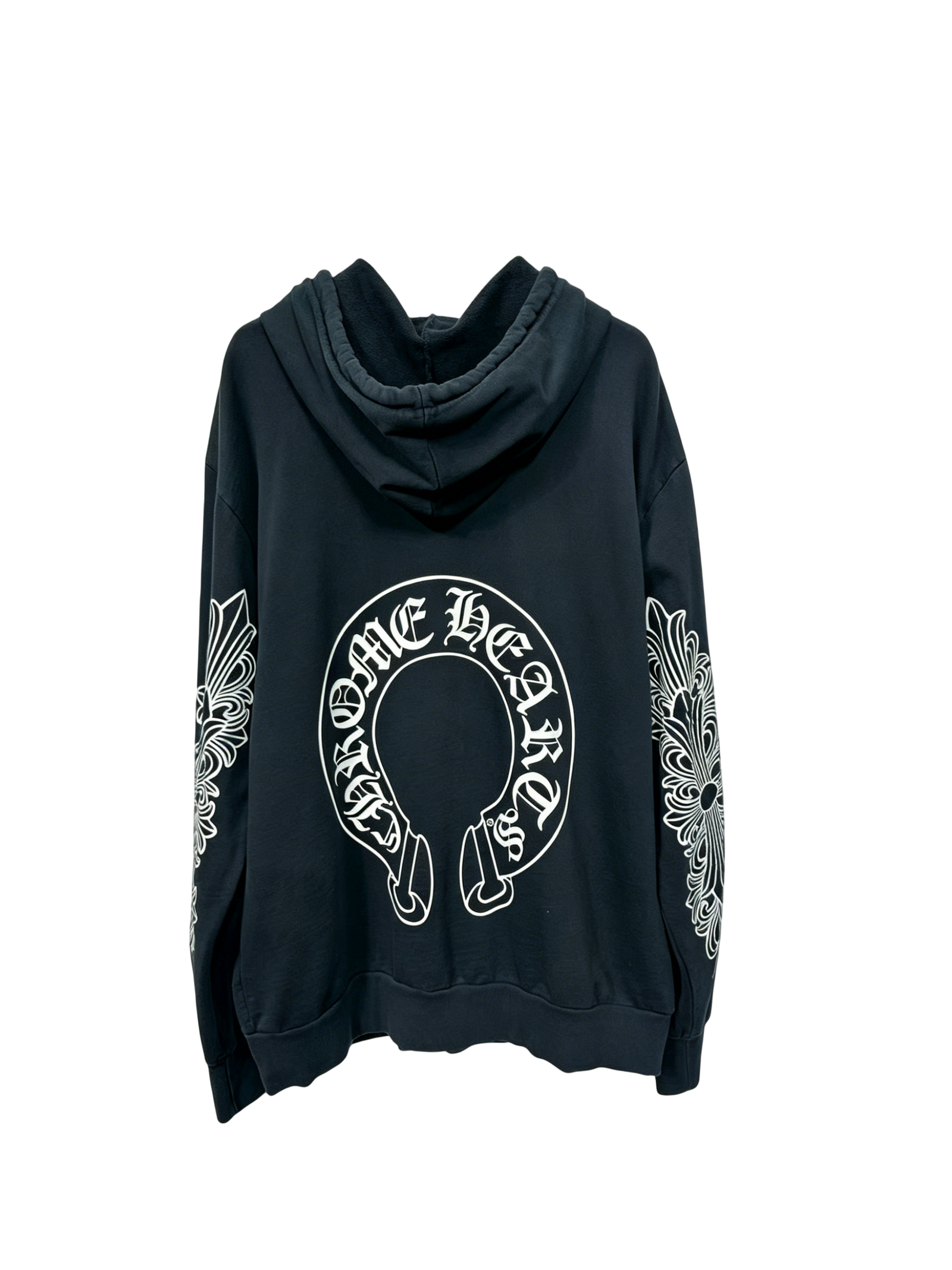 hoodies-6(back) Chrome Hearts Zip-Up Hoodie - Image 1
