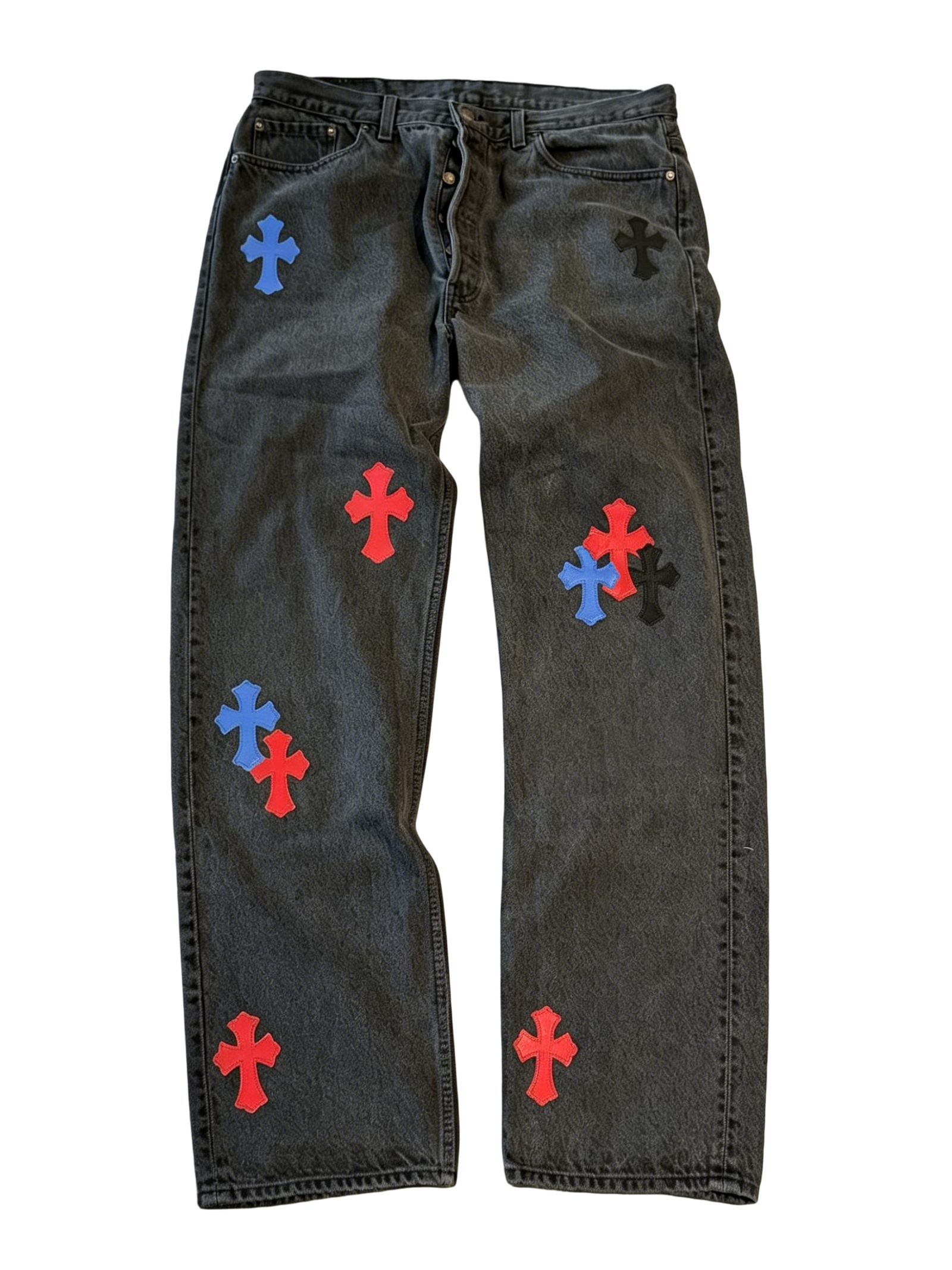 jeans-11A-1 Chrome Hearts jeans-11 - Image 1