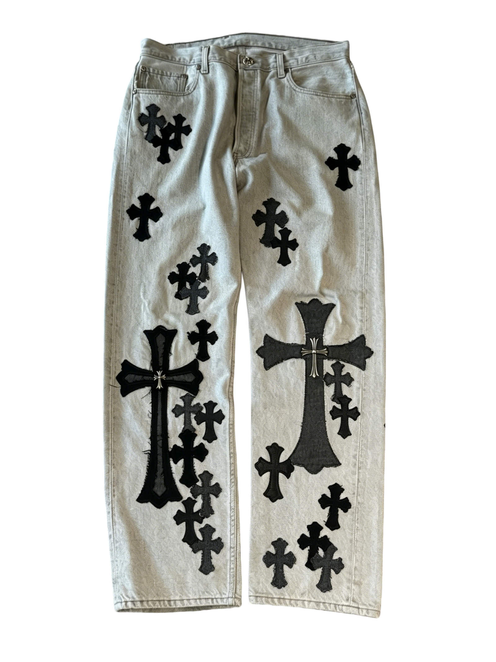 jeans-15A-1 Chrome Hearts jeans-15 - Image 1