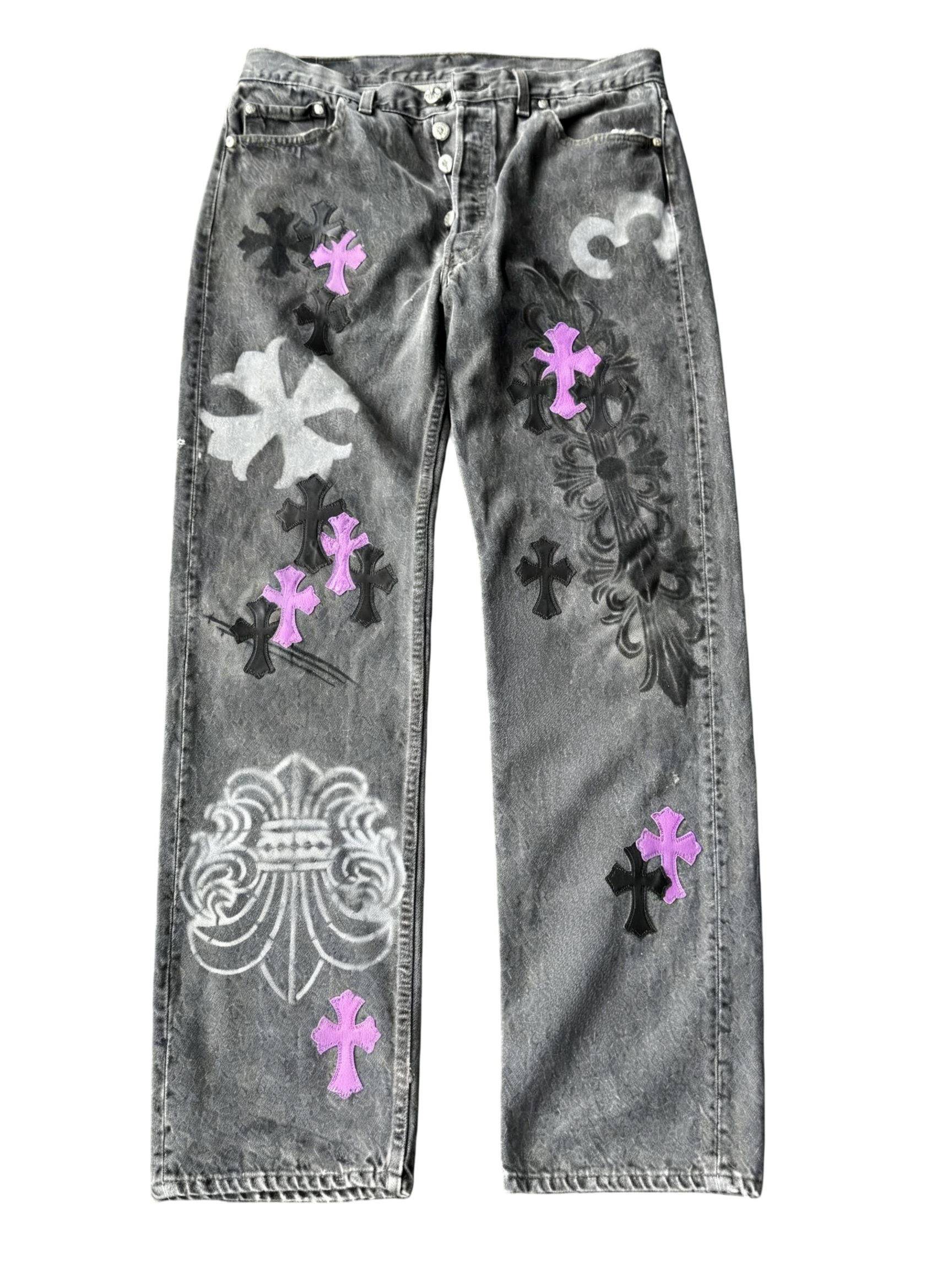 jeans-17A Chrome Hearts Jeans - Image 1
