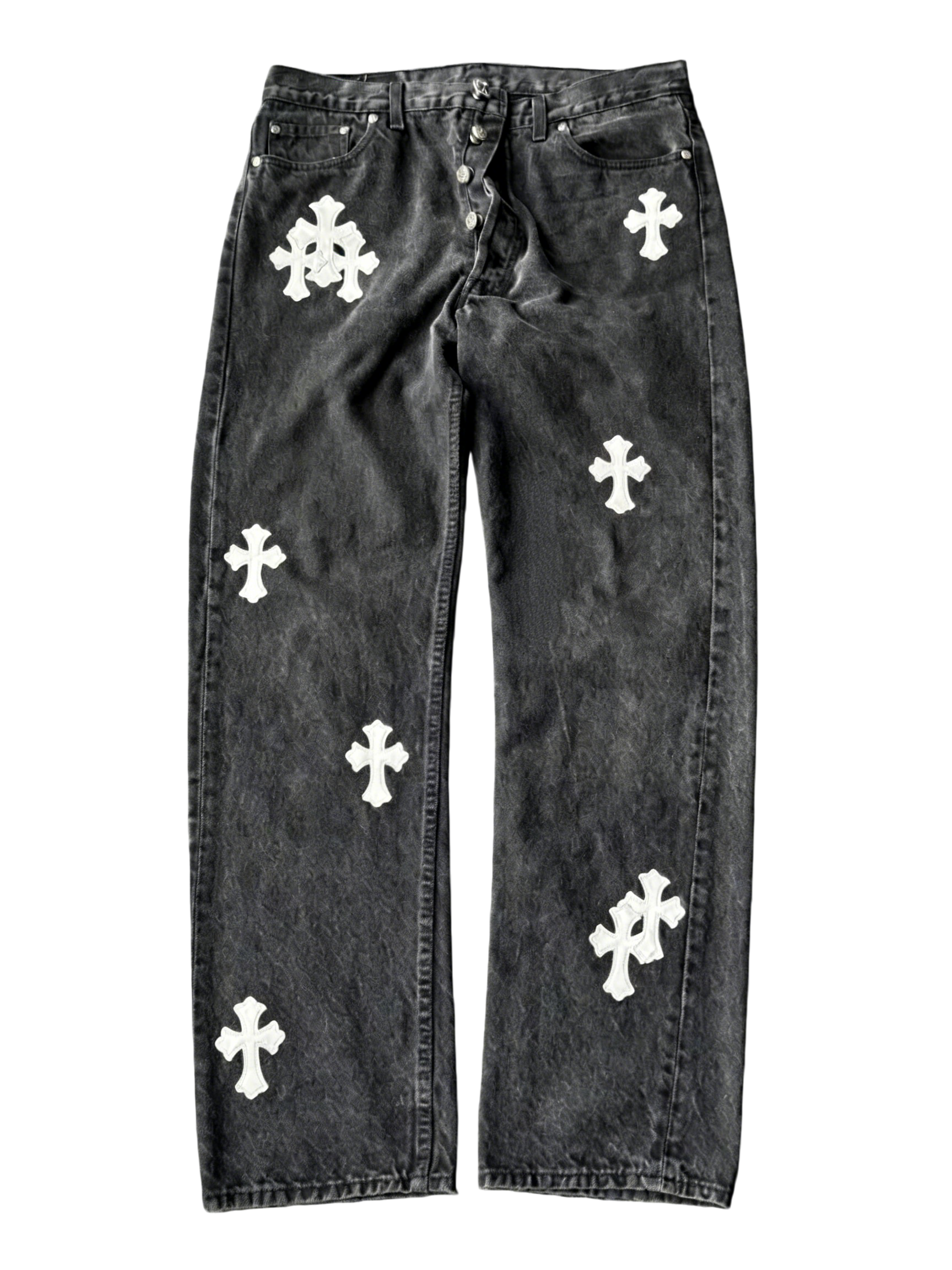 jeans-19A Chrome Hearts Jeans - Image 1