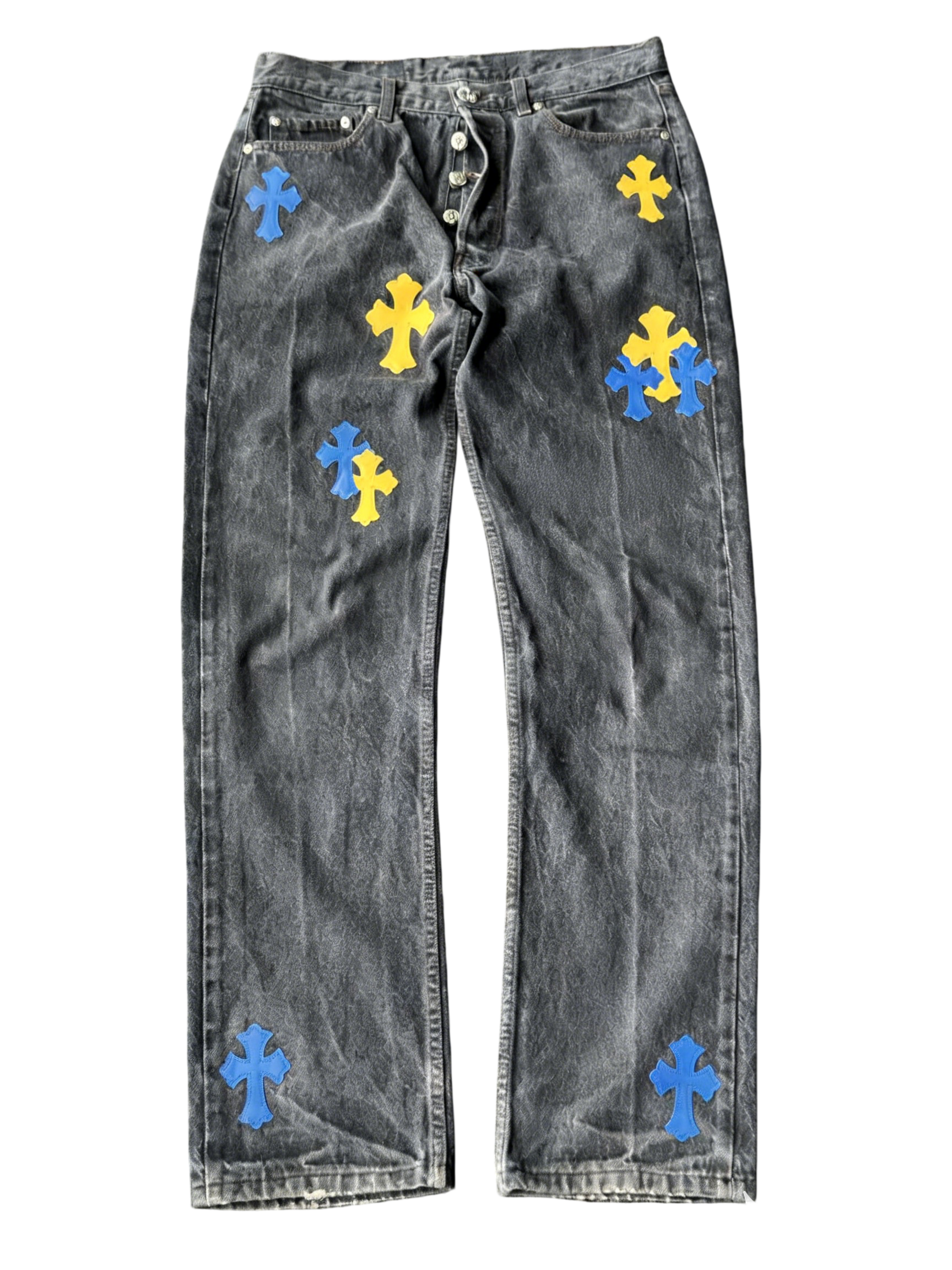 jeans-20A Chrome Hearts Jeans - Image 1